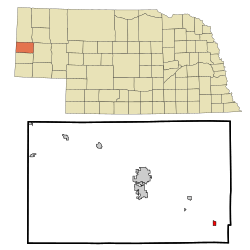Location of McGrew, Nebraska