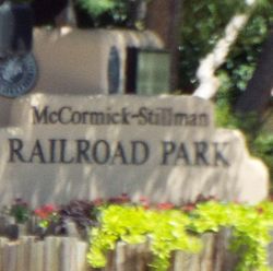 Scottsdale-Stillman Park-(A)-McCornick-Stillman Railroad Park entrance-1975.jpg
