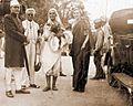 Subhas Bose in Dalhousie with Miraben, Dr and Mrs Dharamvir 1937