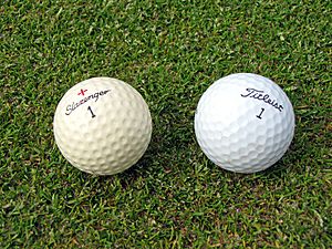 Two golf balls