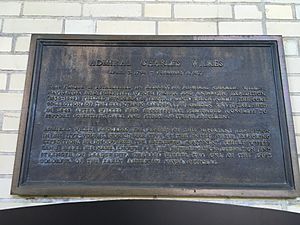 Admiral Charles Wilkes plaque at United States National Arboretum