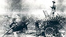 Chinese tank destroyed in Cao Bang 1979