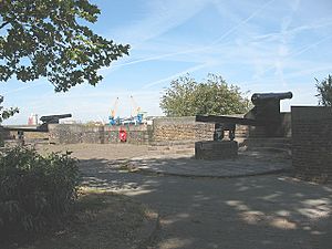 Defence cannon at Woolwich Dockyard - geograph.org.uk - 1454771
