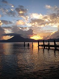 Guatemala Panjachel Sunset