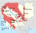 Khmers rouges map