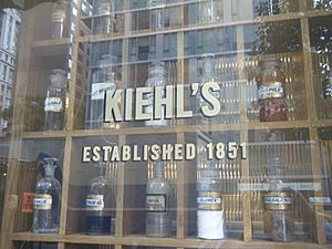 Kiehl's Storefront Window