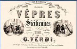 Les Vepres Sicilennes-Verdi-1855 advertisement