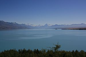 Marko Lake Pukaki, Mount Cook Far Away