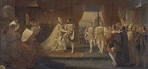 Meeting of Francis I and Pope Clement VII in Marseilles 13 October 1533