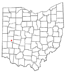 Location of Tipp City, Ohio