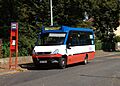 Praha, Klánovice, minibus Iveco.jpg