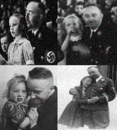 Several images of SS leader Heinrich Himmler with his daughter Gudrun, varies dates