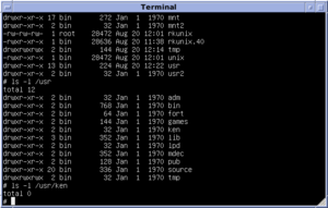 Version 6 Unix SIMH PDP11 Emulation KEN