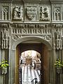 Entrance to the Beauchamp Chapel at St Mary's