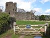 Gated entrance to Grosmont Castle - geograph.org.uk - 1192819.jpg