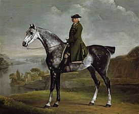 George Stubbs (1724-1806) - Joseph Smyth Esquire, Lieutenant of Whittlebury Forest, Northamptonshire, on a Dapple Grey Horse - PD.95-1992 - Fitzwilliam Museum