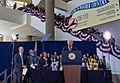 Joseph Biden speaking at the University of Pittsburgh