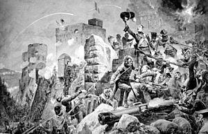 Siege of Badajoz, by Richard Caton Woodville Jr.jpg