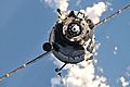 Soyuz TMA-20 spacecraft approaches the ISS 1