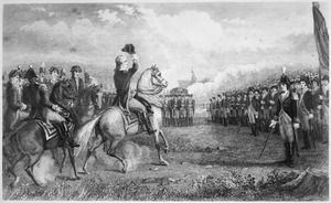 Washington taking command of the American Army at Cambridge, 1775 - NARA - 532874