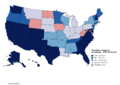 1990 US Census Map