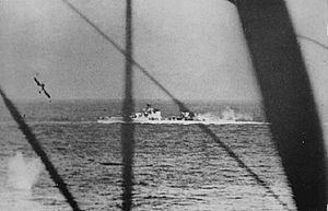Bolzano under air torpedo attack