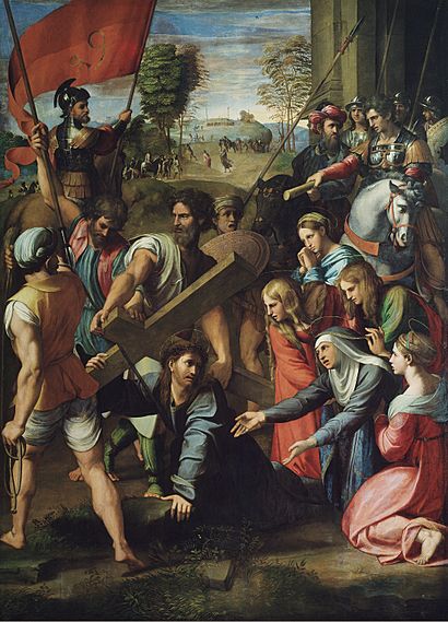 Christ Falling on the Way to Calvary - Raphael.jpg