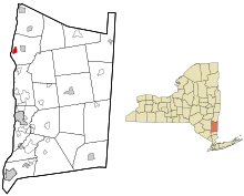 Location of Rhinecliff, New York