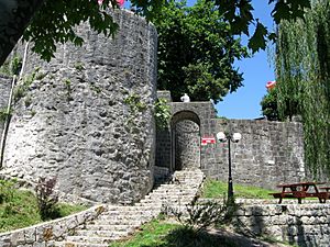 Entrance of the Castle of Rize, Rize, Turkey