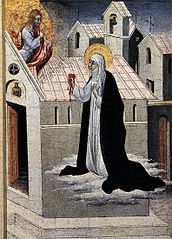 Giovanni di paolo, St Catherine Exchanging her Heart with Christ