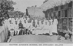 Hattie andre school, pitcairn island