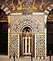 Madrasa al-Zahiriyya, Damascus (دمشق), Syria - Burial chamber mihrab looking southwest - PHBZ024 2016 1317 - Dumbarton Oaks (edited)