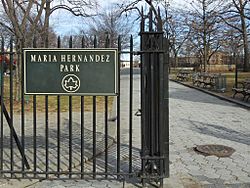 Maria Hernandez Park entrance