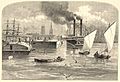 Mississippi River at New Orleans 1873 Measom