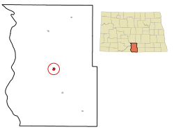 Location of Linton, North Dakota