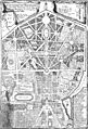 Plan général de Versailles, son parc, son Louvre, ses jardins, ses fontaines, ses bosquets et sa ville par N de Fer 1700 - Gallica 2012 (adjusted)