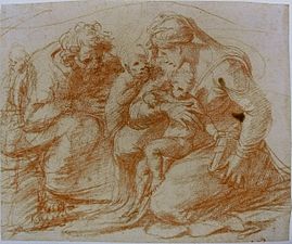 Polidoro da Caravaggio - Sainte Famille