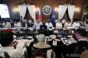 President Rodrigo Roa Duterte presides over the 29th Cabinet Meeting at the Malacañan Palace on September 11, 2018. 03