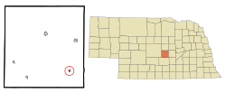 Location of Rockville, Nebraska