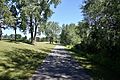 The Heartland State Trail leaving Park Rapids, Minnesota