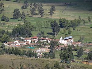 View of corregimiento Tobasía, part of Floresta