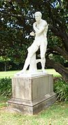 Copy of a Canova in the Royal Botanic Garden, Sydney (one of a pair)