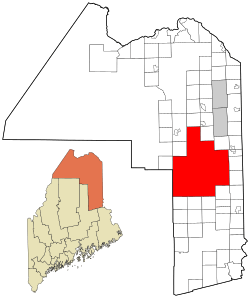 Location of Central Aroostook, Maine