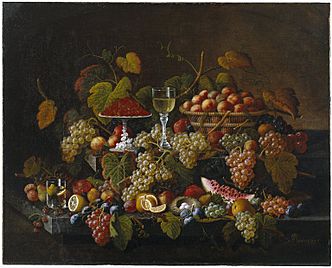 Brooklyn Museum - Still Life with Fruit - Severin Roesen - overall