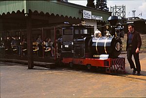 Locomotive Cheyenne at Wicksteed Park Railway 1976