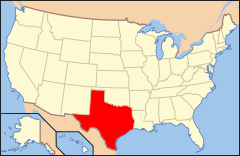 Location of El Castillo, Texas