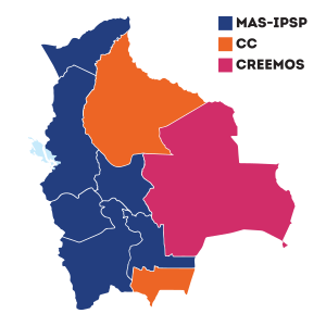 Mapa Electoral de Bolivia 2020 Bolivia