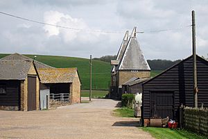 Oast House at Ford Manor Farm, Ford, Hoath, Kent