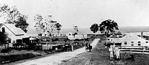 StateLibQld 1 186483 Street in Wynnum, Brisbane, ca. 1889