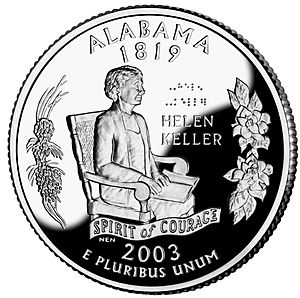 Alabama quarter, reverse side, 2003